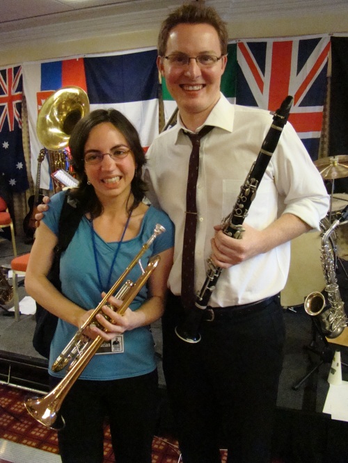 Anna Lyttle (trumpet), Michael McQuaid (reeds)