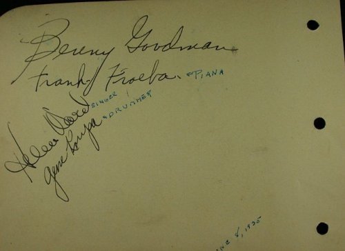 BG autographs 1935