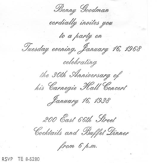 BG 1968 invite